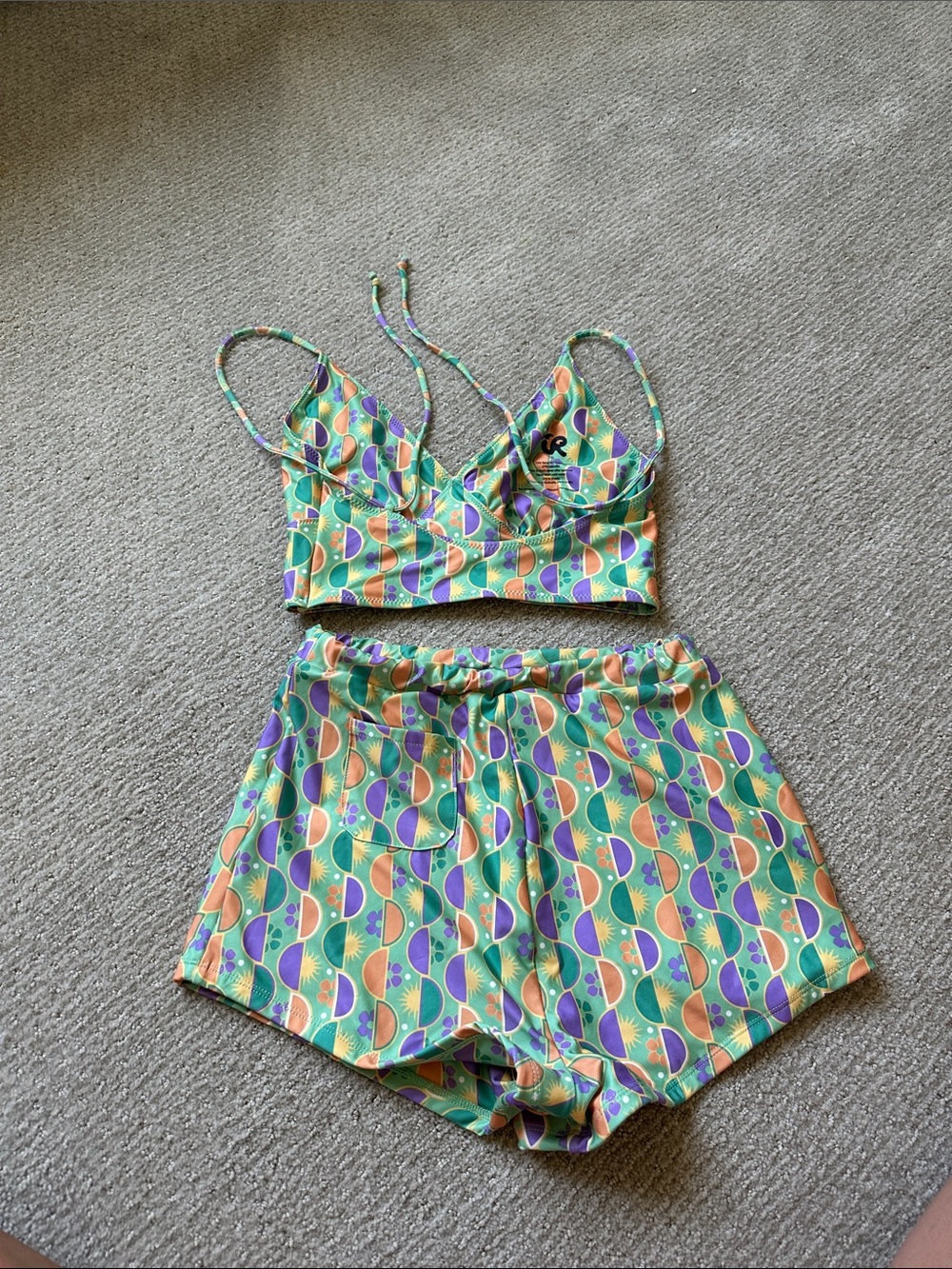 Inner relm swim short bottoms and bikini top - Picture 2 of 2